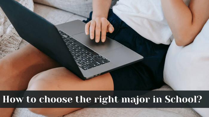 College choose major degree majors majoring re board