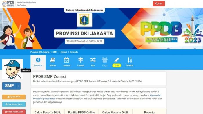 Kelebihan kekurangan sistem zonasi PPDB SMA Jakarta