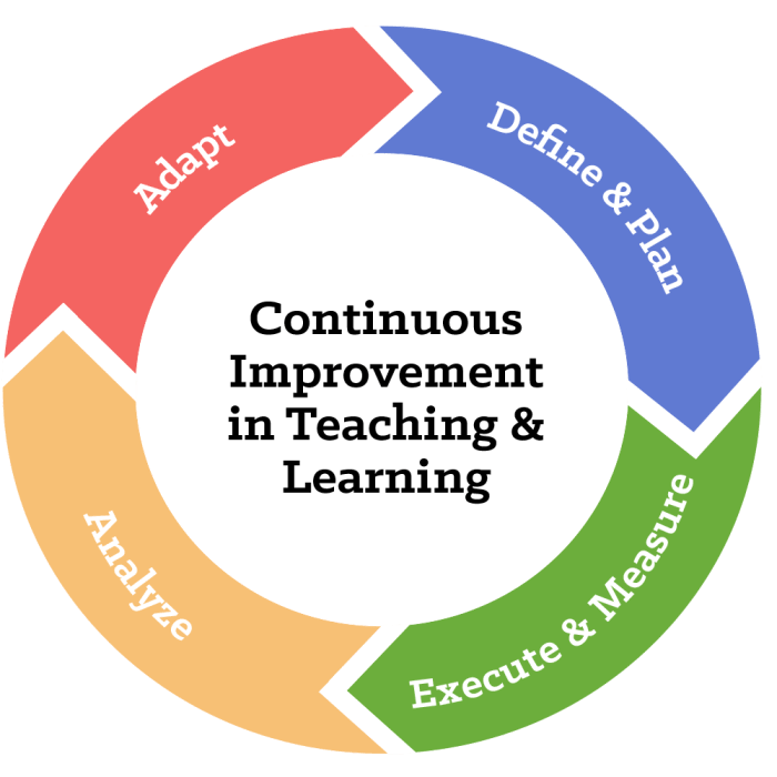 Continuous improvement data continuously impact practice learning teaching process ongoing feedback cycles schools action allows intervention impede problems address us