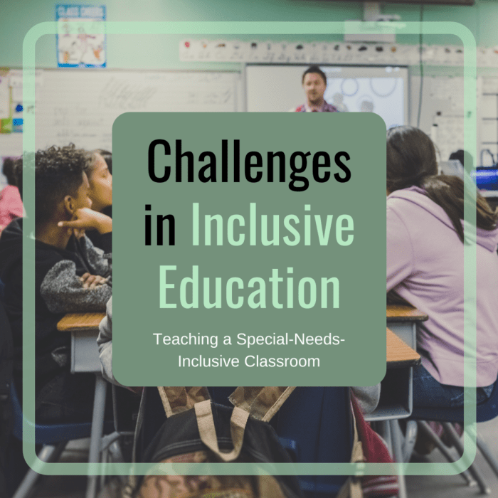 Education challenges inclusive