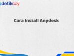 Cara Install Anydesk