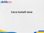 Cara Install Java