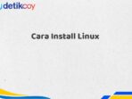 Cara Install Linux