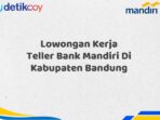 Lowongan Kerja Teller Bank Mandiri Di Kabupaten Bandung