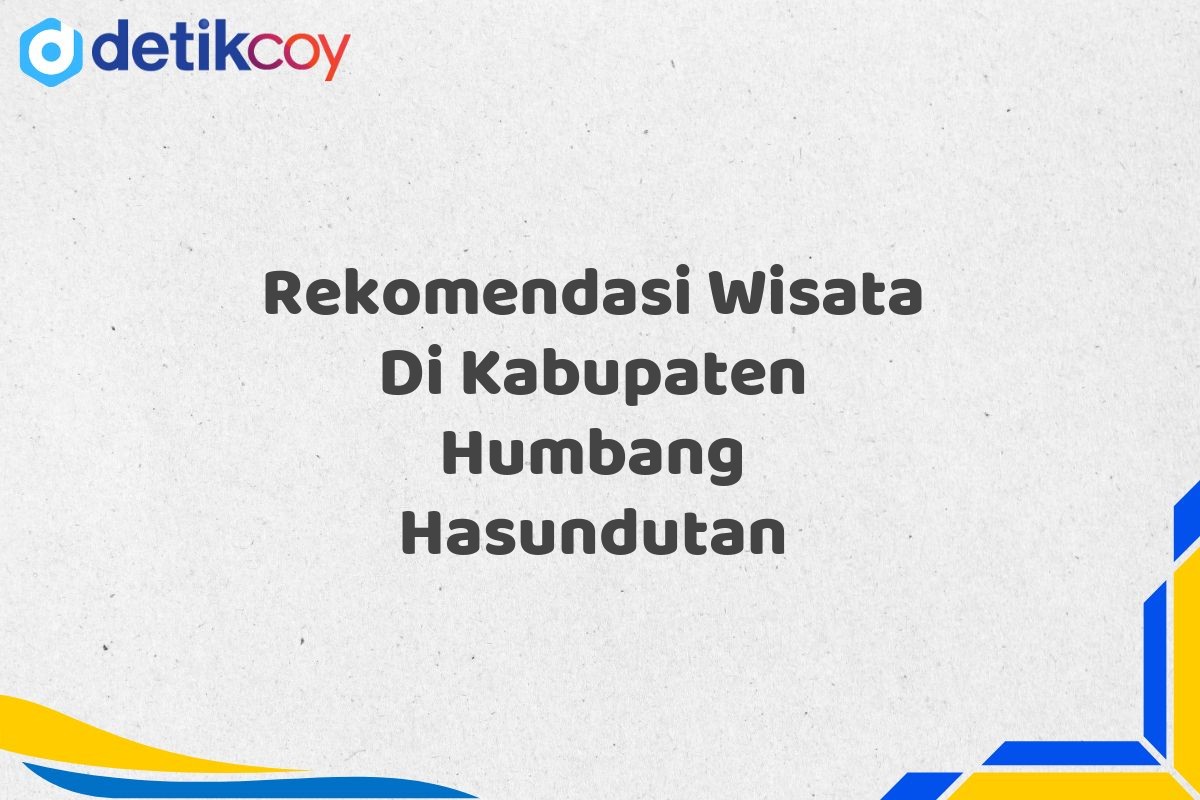 Rekomendasi Wisata Di Kabupaten Humbang Hasundutan