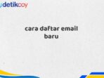 cara daftar email baru