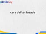 cara daftar lazada