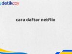 cara daftar netflix