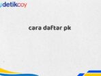 cara daftar pk