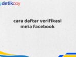 cara daftar verifikasi meta facebook