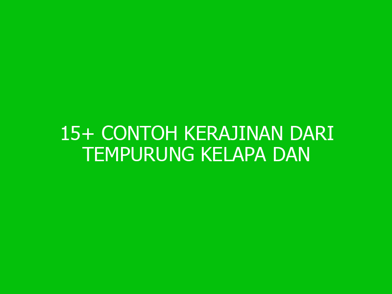 Rahasia Gerakan Tangan Mahir Cuma Pakai Tempurung Kelapa!