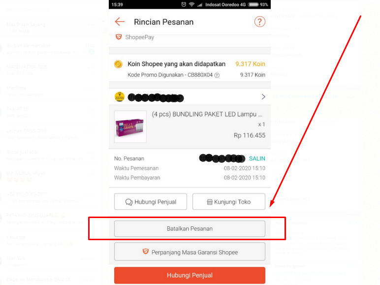 Bagaimana Cara Membatalkan Pesanan Di Shopee