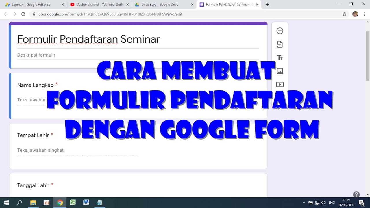 Bagaimana Cara Membuat Google Form