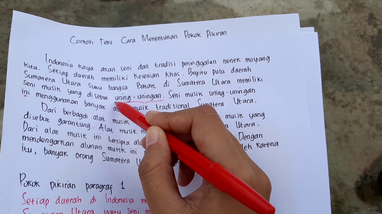 Bagaimana Cara Menemukan Ide Pokok