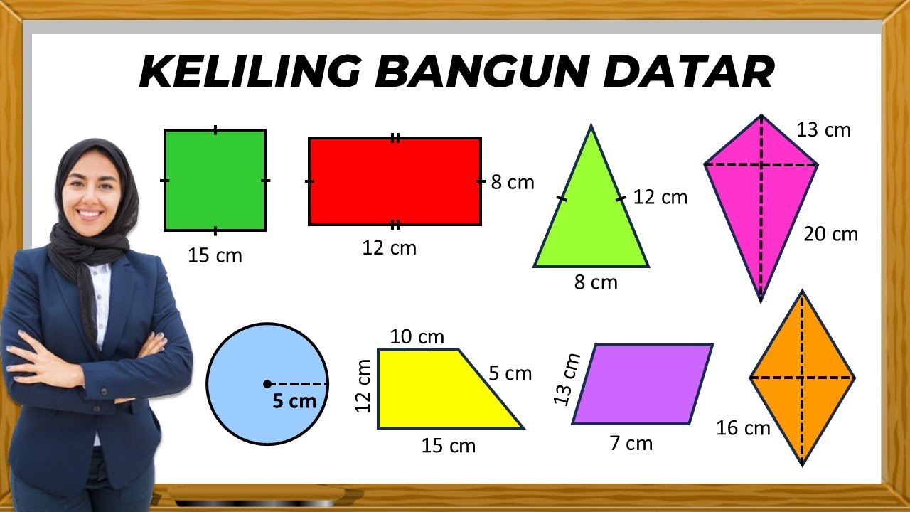 Rahasia Menghitung Keliling Bangun Datar Rumus Contoh Mudah!