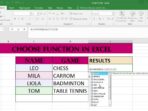 Bagaimana Cara Penulisan Fungsi Choose Pada Excel