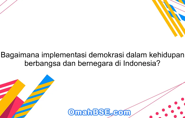 Demokrasi Macet? Solusi Masalah Negara yang Efektif!